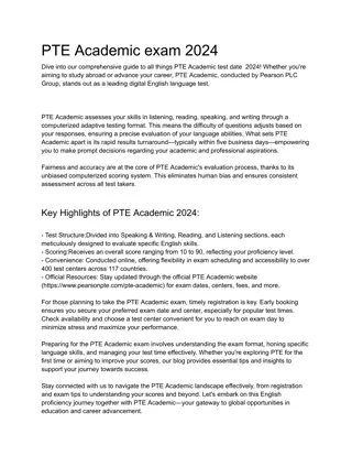 Divanto our comprehensive guide to all things PTE Academic test date  2024!