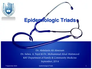 Understanding Epidemiologic Triads in Disease Causation