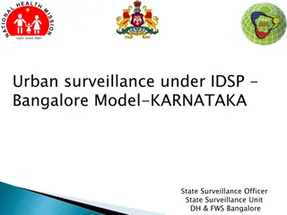Urban Surveillance and Health Reporting System in Bangalore Model