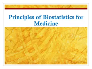 Understanding Biostatistics in Medicine