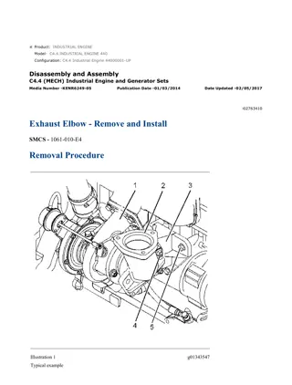 Caterpillar Cat C4.4 Industrial Engine (Prefix 440) Service Repair Manual Instant Download (44000001 and up)