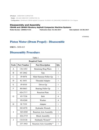 Caterpillar Cat CB44B VIBRATORY Compactor (Prefix JXL) Service Repair Manual Instant Download (JXL00001 and up)