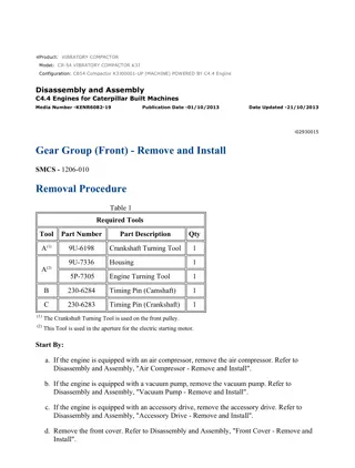 Caterpillar Cat CB54 VIBRATORY Compactor (Prefix K3J) Service Repair Manual Instant Download (K3J00001 and up)