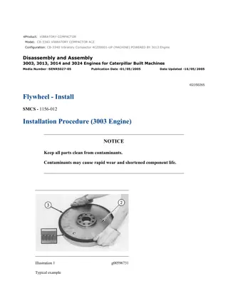 Caterpillar Cat CB-334D Vibratory Compactor (Prefix 4CZ) Service Repair Manual Instant Download (4CZ00001 and up)