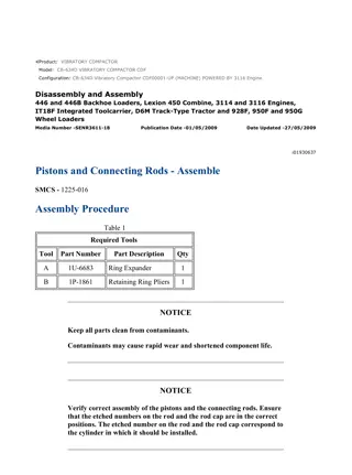 Caterpillar Cat CB-634D Vibratory Compactor (Prefix CDF) Service Repair Manual Instant Download (CDF00001 and up)