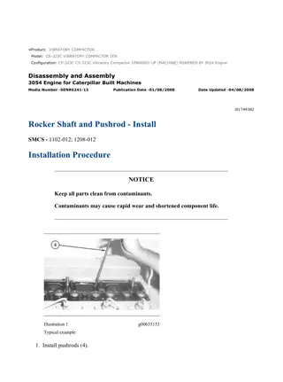 Caterpillar Cat CP-323C CS-323C Vibratory Compactor (Prefix 1EN) Service Repair Manual Instant Download (1EN00001 and up)