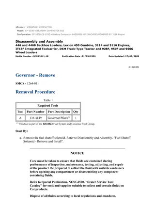 Caterpillar Cat CP-533D CS-533D Vibratory Compactor (Prefix 6AZ) Service Repair Manual Instant Download (6AZ00001 and up)