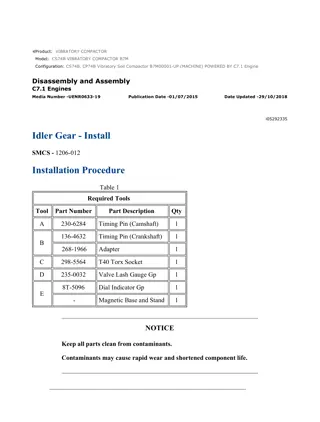 Caterpillar Cat CS74B CP74B Vibratory Soil Compactor (Prefix B7M) Service Repair Manual Instant Download (B7M00001 and up)