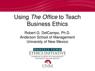 Enhancing Business Ethics Instruction Through The Office
