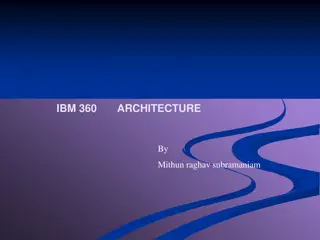 Evolution of IBM System/360 Architecture and Instruction Set Architectures