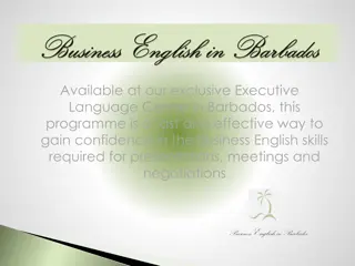 Business English in Barbados