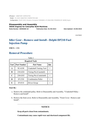 Caterpillar Cat CS-323C CP-323C Vibratory Compactor (Prefix DAR) Service Repair Manual Instant Download (DAR00001 and up)