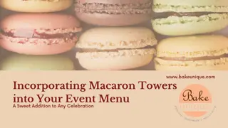 Incorporating Macaron Towers into Your Event Menu