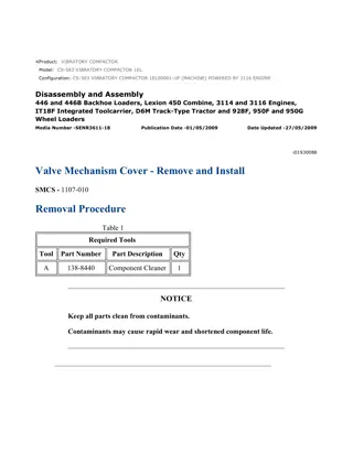 Caterpillar Cat CS-583 VIBRATORY COMPACTOR (Prefix 1EL) Service Repair Manual Instant Download (1EL00001 and up)