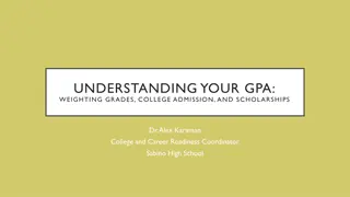 Understanding Your GPA: Weighted vs. Unweighted, College Admission, and Scholarships