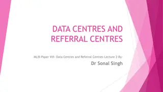 Data Centres and Referral Centres in Information Institutions