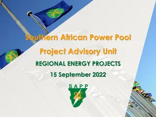 Southern African Power Pool - Regional Energy Projects Overview