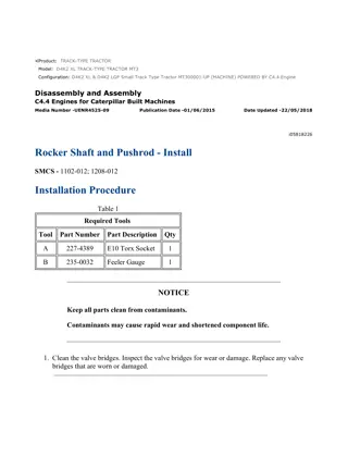 Caterpillar Cat D4K2 XL TRACK-TYPE TRACTOR (Prefix MT3) Service Repair Manual Instant Download (MT300001 and up)