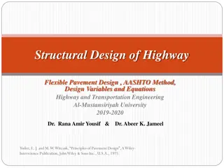 AASHTO Method for Highway Flexible Pavement Design
