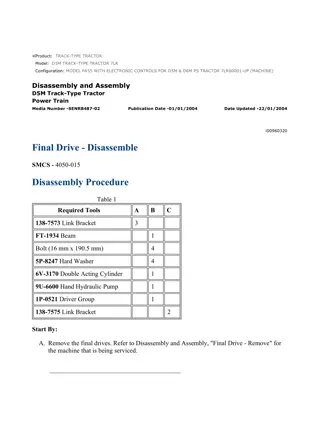 Caterpillar Cat D5M TRACK-TYPE TRACTOR (Prefix 7LR) Service Repair Manual Instant Download (7LR00001 and up)