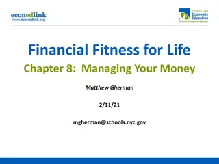 Financial Fitness for Life - Chapter 8: Managing Your Money
