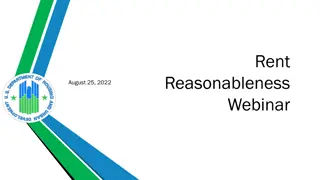 Rent Reasonableness for Housing Voucher Programs