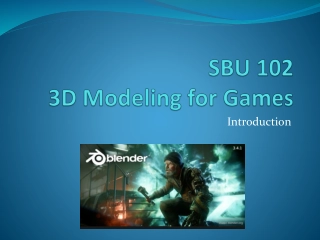 Blender3D Animation Course: Create 3D Models and Characters