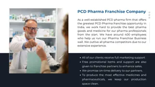 Top PCD Pharma Franchise Company in India | WHO GMP Certified