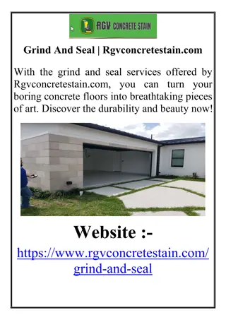 Grind And Seal | Rgvconcretestain.com