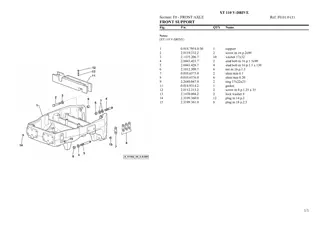 HURLIMANN xt 110 v-drive Tractor Parts Catalogue Manual Instant Download