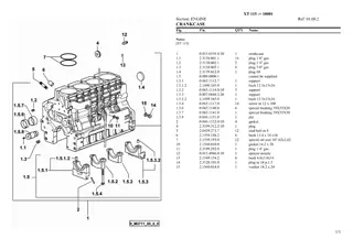 HURLIMANN xt 115 Tractor Parts Catalogue Manual Instant Download (SN 10001 and up)