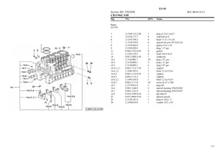 HURLIMANN xt-95 Tractor Parts Catalogue Manual Instant Download