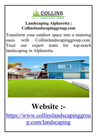 Landscaping Alpharetta | Collinslandscapinggroup.com