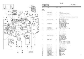 HURLIMANN xt-909 Tractor Parts Catalogue Manual Instant Download