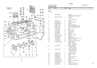 HURLIMANN xt-913 Tractor Parts Catalogue Manual Instant Download