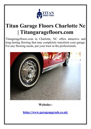 Titan Garage Floors Charlotte Nc | Titangaragefloors.com