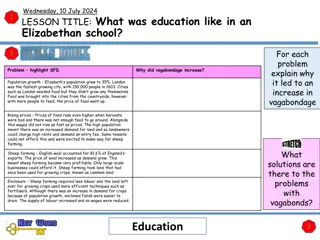 Education in Elizabethan England: Understanding the Impact on Vagabondage