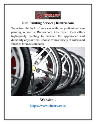 Rim Painting Service  Rimtru