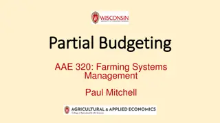 Introduction to Partial Budgeting in Farm Management