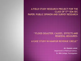 Study on Flood Disaster in Kampur Revenue Circle: Causes, Effects, and Remedial Measures
