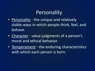 Personality: Freud's Psychoanalytic Theory