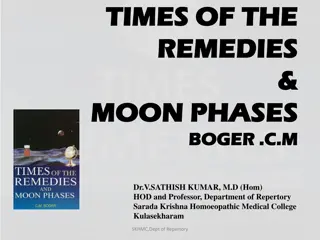 Understanding Times of Remedies & Moon Phases in Homeopathy