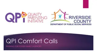 Comfort Calls and Supporting Relationships in Child Welfare