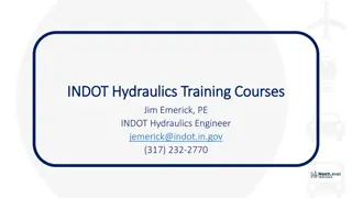 INDOT Hydraulics Training Courses Overview