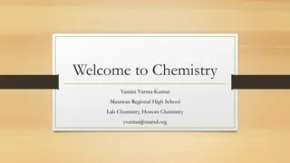 Chemistry Course Overview for Matawan Regional High School