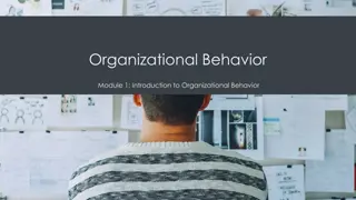 Introduction to Organizational Behavior: Management Theories and Practices