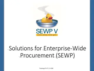 Comprehensive Guide to SEWP Procurement Solutions