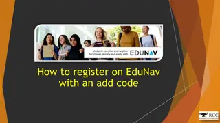 Step-by-Step Guide to Register on EduNav Using an Add Code