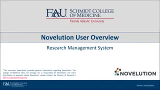 Introduction to Novelution Research Management System