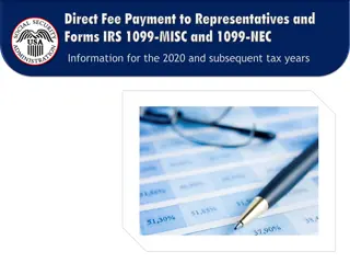 Taxpayer Information for Direct Fee Payments - Guidelines and Forms